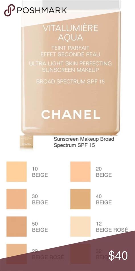 chanel vitalumiere aqua beige|chanel vitalumiere aqua 20 beige.